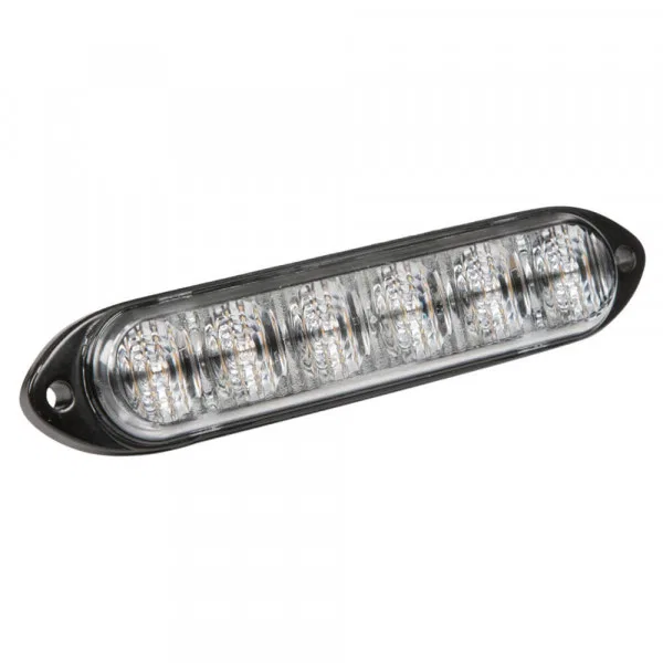 78141 – GROTE PERLUX Warning Light, 4.95 Inch Length x 1 Inch Width x 0.39 Inch Height Mini Bar Surface Mount Directi...